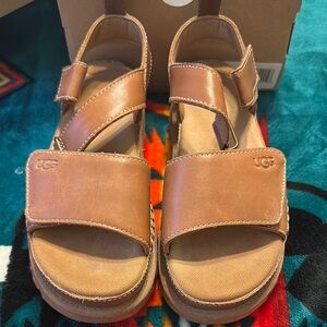 UGG Brown Sandals with Bohemian Style